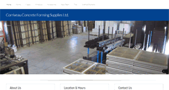 Desktop Screenshot of corriveauconcrete.com